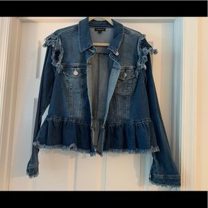 Ruffle Jean Jacket—- Women’s